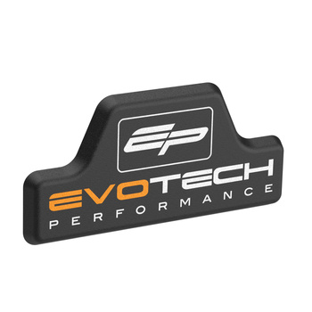 Evotech Performance Replacement Rad Guard Badge Orange (T-Shape)