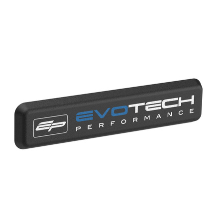 Evotech Performance Replacement Rad Guard Badge Blue (Small Rectangular)