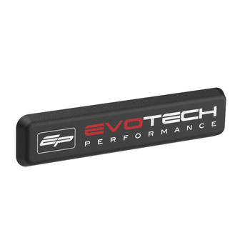 Evotech Performance Replacement Rad Guard Badge Red (Small Rectangular)