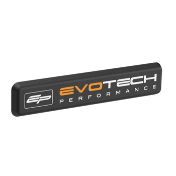 Evotech Performance Replacement Rad Guard Badge Orange (Large Rectangular)