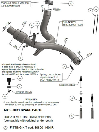 LeoVince decat Ducati Multistrada 950/S 2017-2020
