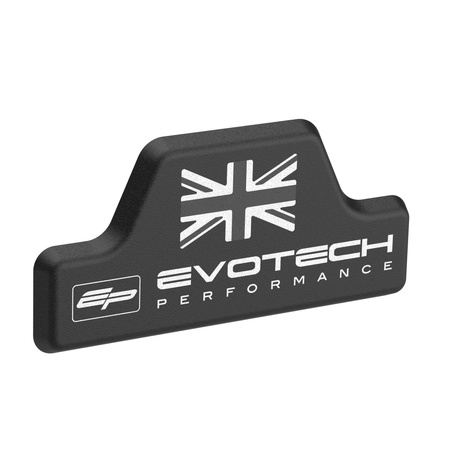 Evotech Performance Replacement Rad Guard Badge Union Jack Monochrome (T-Shape)