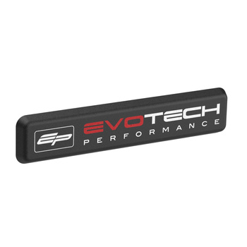 Evotech Performance Replacement Rad Guard Badge Red (Large Rectangular)